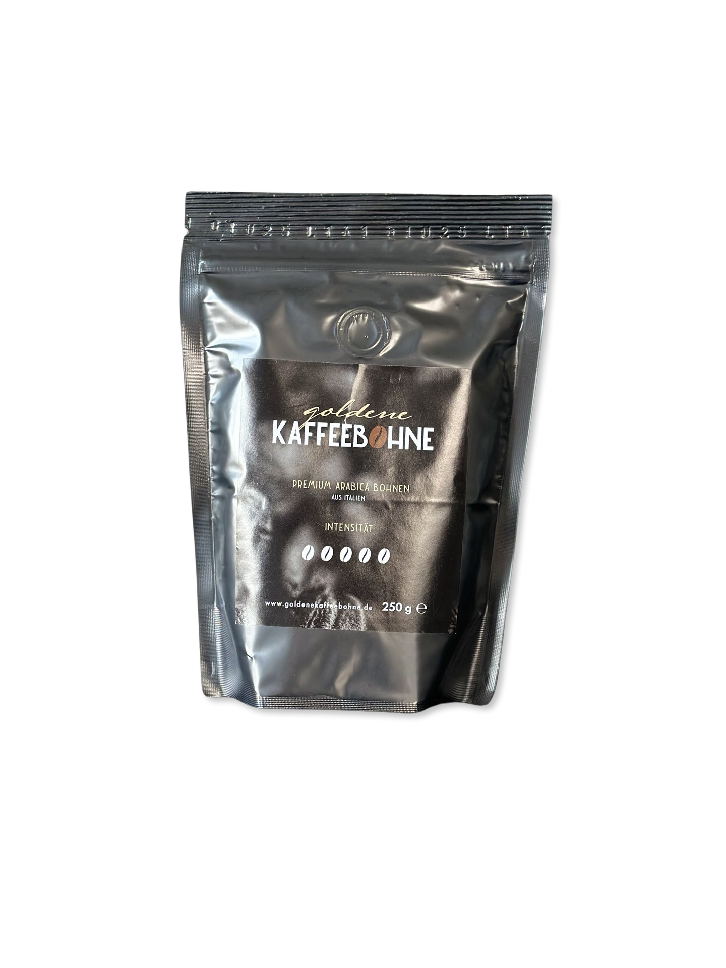 Goldene Kaffeebohne - Kaffeebohnen 30% Arabica 250g Pack