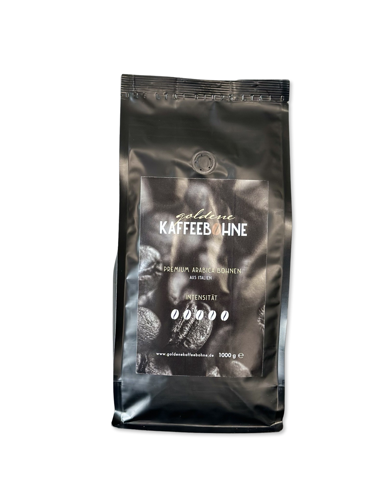 Goldene Kaffeebohne - Kaffeebohnen 30% Arabica 1Kg Pack